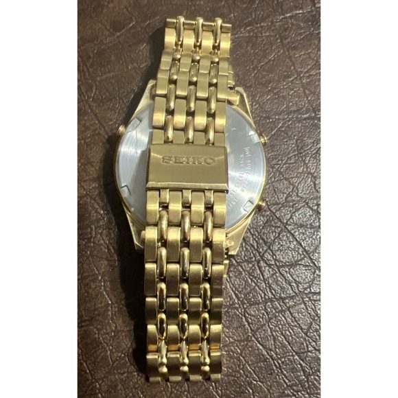 SEIKO Quartz World Timer Men's Watch 8V22-7008 Vintage 1980S. New Battery Works - Picture 10 of 12